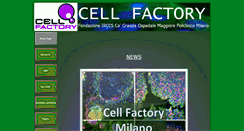 Desktop Screenshot of cellfactorymilano.com